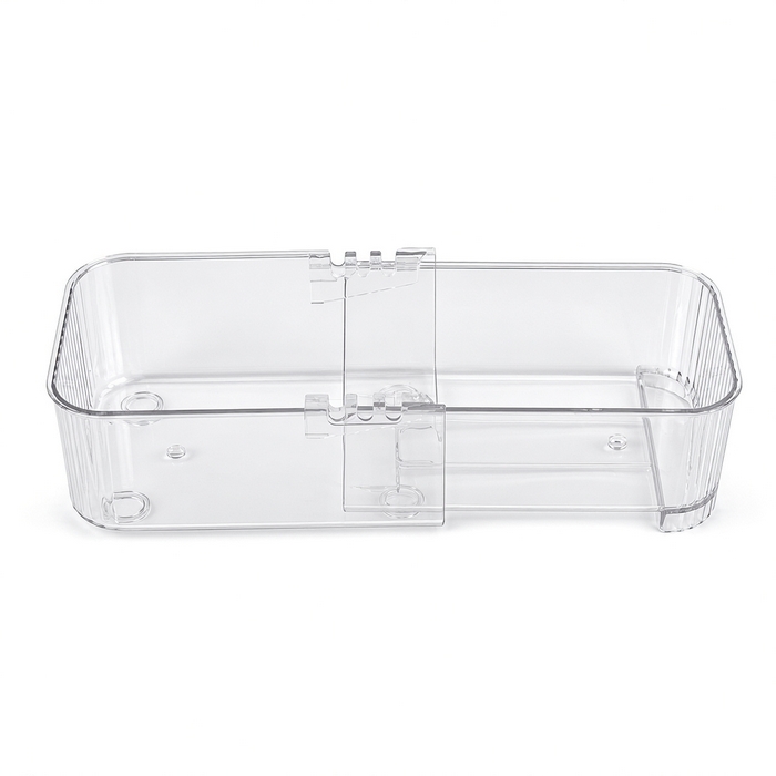 Organizer, GS, Plastic, 23.5x9.5x5.5 cm, Transparent, Extensible