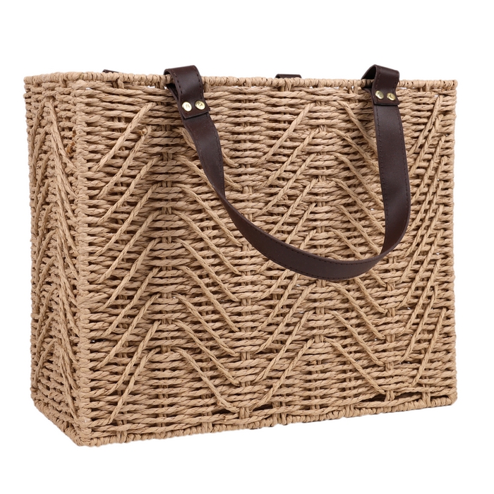Basket set, GS, 2 pieces, Braided wire, 40x20x30 cm, 36x16x30 cm