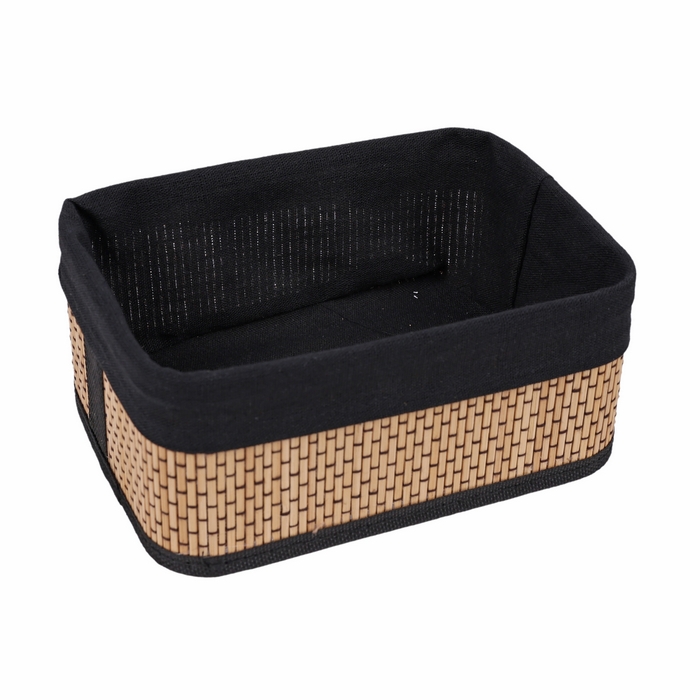 Set cosuri, GS, 3 piese, Bambus, Textil, 26x20x12 cm, 22x16x11 cm, 18x12x9 cm