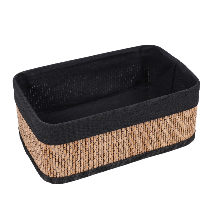 Set cosuri, GS, 3 piese, Bambus, Textil, 30x20x11.5 cm, 25x15c9.5 cm, 14.5x10x7.5 cm