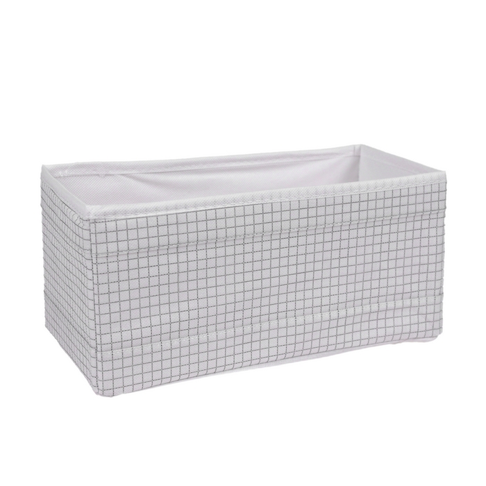 Organizator, GS, Pentru imbracaminte, Textil, 28x14x13 cm, Alb