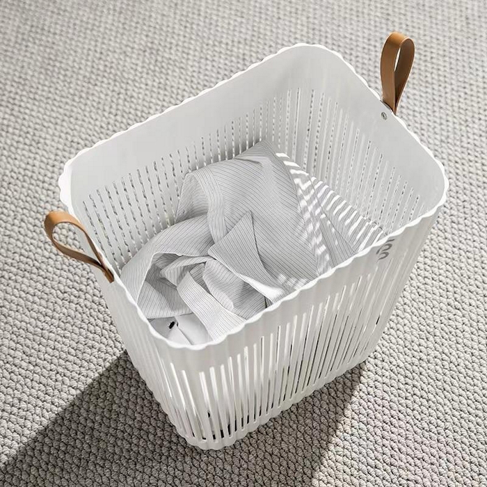 Cos depozitare, GS, Plastic, 37x26x40 cm, Diverse Culori, Cu capac