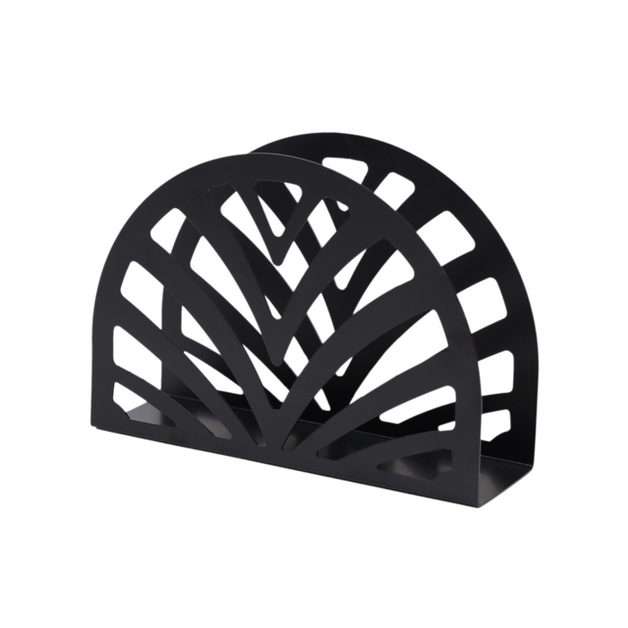 Suport servetele, GS, Metal, 13 cm, 4 cm, 9 cm, Negru