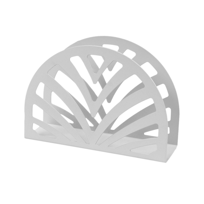 Suport servetele, GS, Metal, 13 cm, 4 cm, 9 cm, Alb