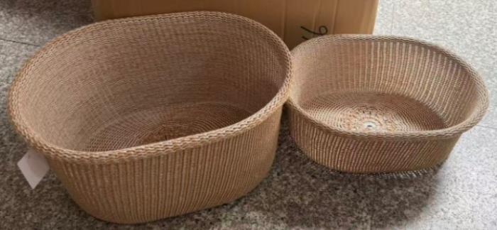 Set cosuri, GS, 2 piese, Fir împletit, Poliester, 38x28x18 cm, 32x24.5x12 cm