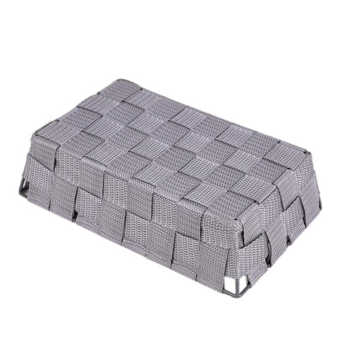 Storage basket, GS, Plastic, Metal, 25x15x7 cm, Various Colors