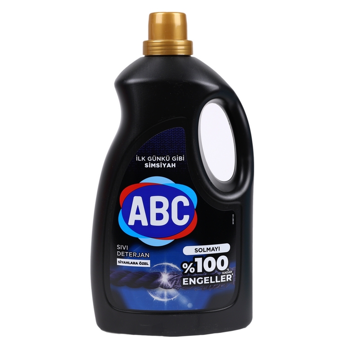 Detergent rufe, ABC, Lichid, 3 L, Black, 50 spalari