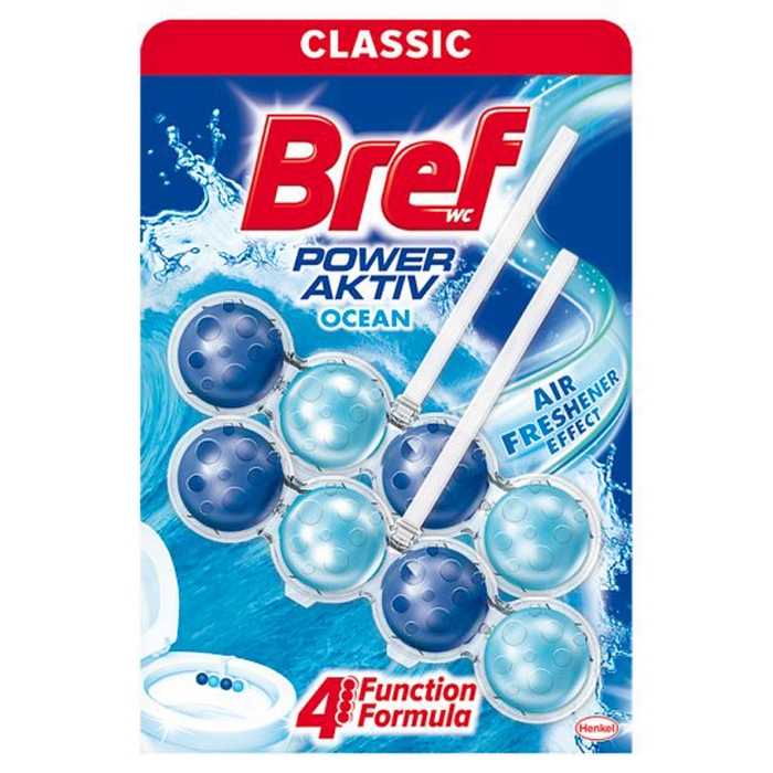 Set odorizante toaleta, BREF, 2x50gr, Ocean, Power Aktiv