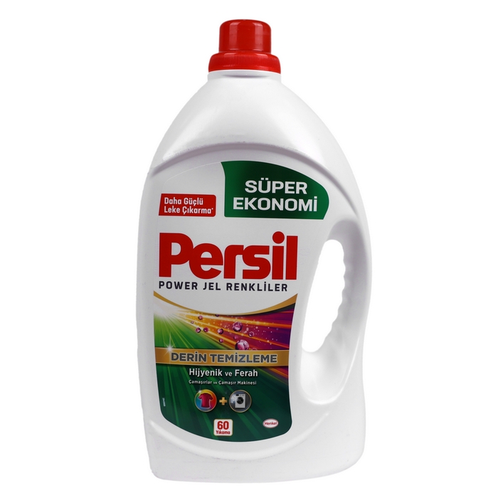 Detergent rufe, PERSIL, Lichid, 3.9 L, Color, 60 spalari