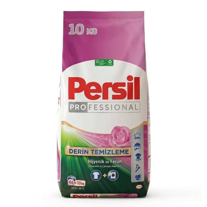Detergent rufe, PERSIL, Pudra, 10 kg, Rose magic