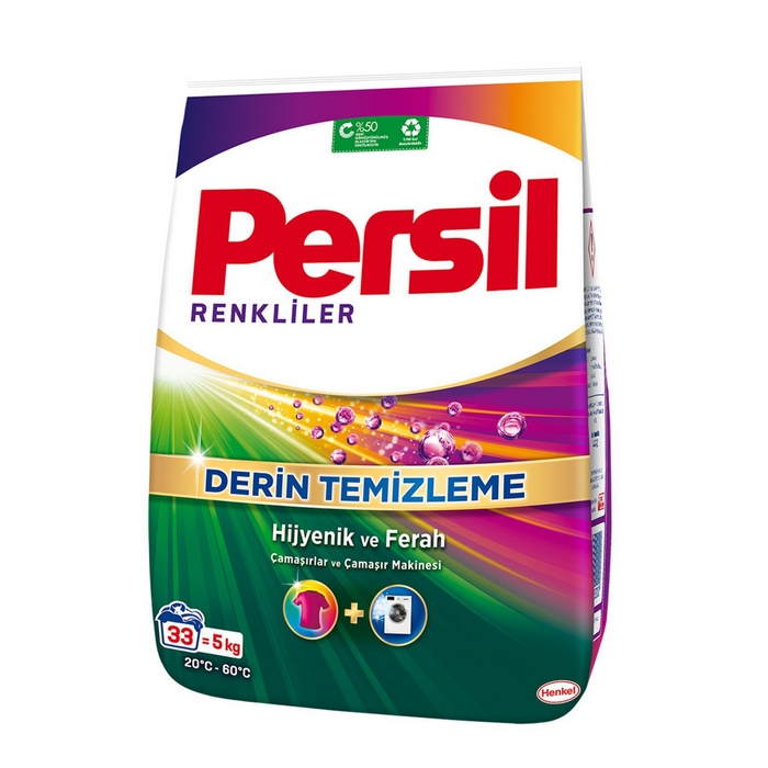 Detergent rufe, PERSIL, Pudra, 5kg, Color