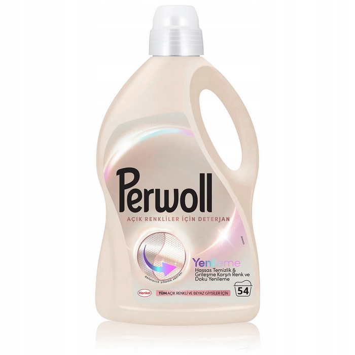 Средство для стирки, PERWOLL, Гель, 2.97L, Refreshing, Sensitive