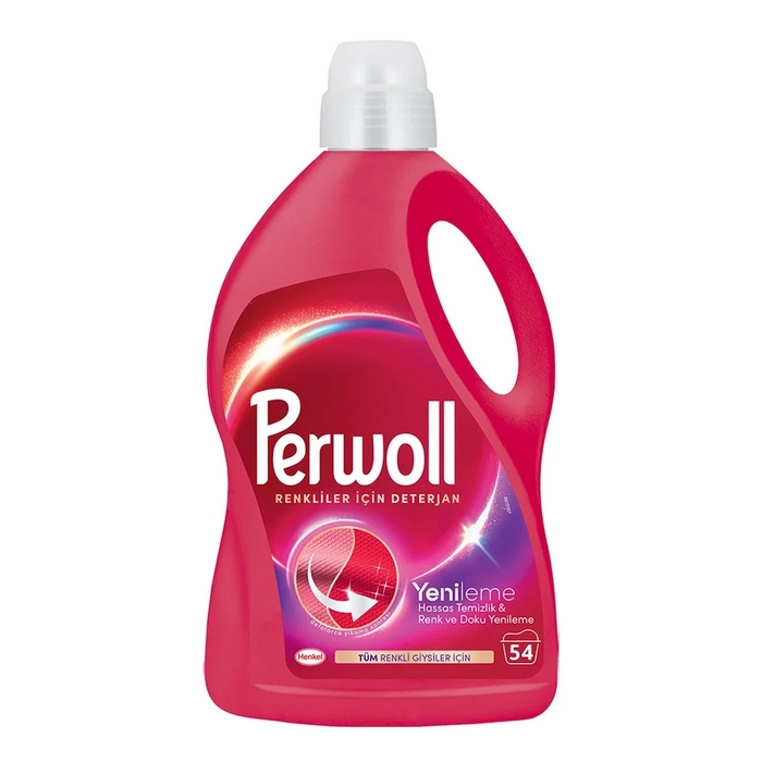Средство для стирки, PERWOLL, Гель, 2.97L, Color