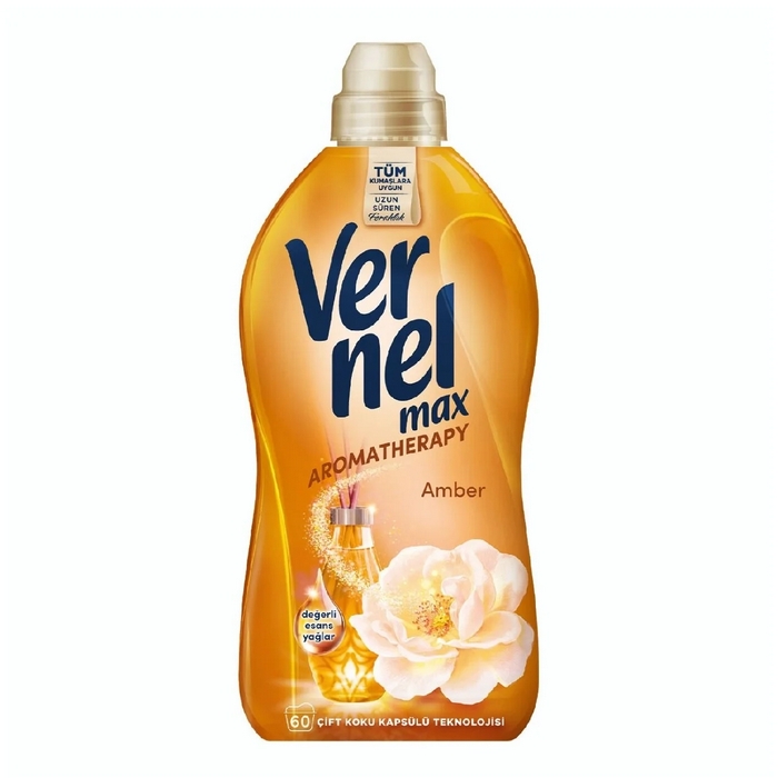 Laundry conditioner, VERNEL, 1444 ml, Amber, For laundry