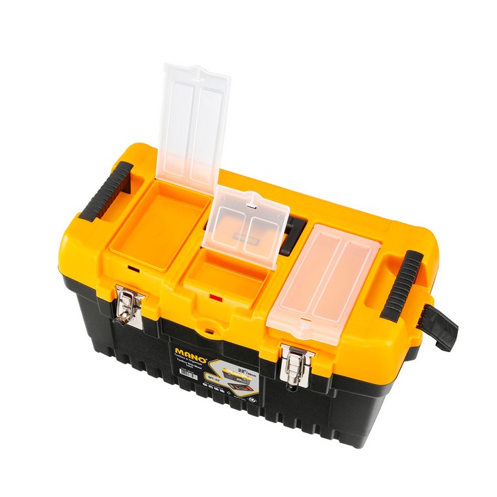 Organizator instrumente, MANO, Polipropilena, Galben/Negru, 56cm, 31cm, 31cm