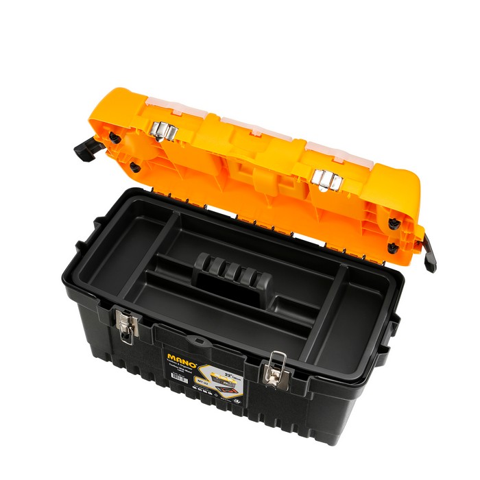 Organizator instrumente, MANO, Polipropilena, Galben/Negru, 56cm, 31cm, 31cm