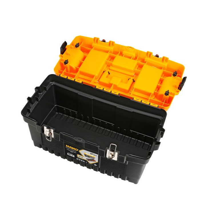 Organizator instrumente, MANO, Polipropilena, Galben/Negru, 56cm, 31cm, 31cm