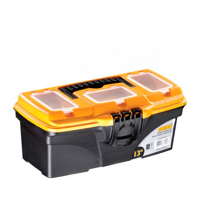 Organizator instrumente, MANO, Polipropilena, Galben/Negru, 32cm, 16.4cm, 13.5cm