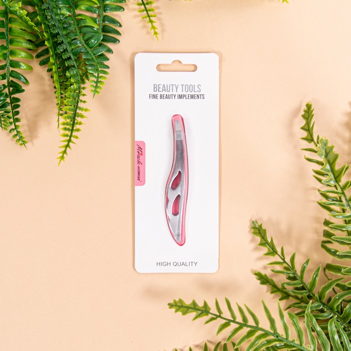 Пинцет, BEAUTY TOOLS, Нержавеющая Сталь