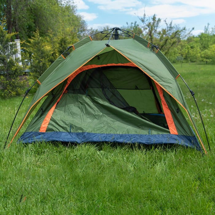 Кемпинговая палатка, OutdooR, 2 м, 2м, 1.45м, Металл/ Пластик, Различные Цвета, Палатка, Туризм/Кемпинг, Весна, Лето, Осень, Полусфера