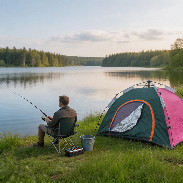 Кемпинговая палатка, OutdooR, 2.1м, 2.1м, 1.45м, Металл/ Пластик, Зеленый/Розовый, Палатка, Туризм/Кемпинг, Весна, Лето, Осень, Полусфера