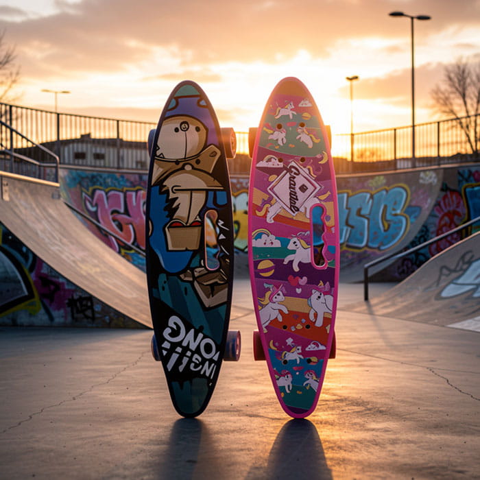 Skateboard, GS, Plastic/Metal, 58.5cm, 15cm, 50kg, Diverse Culori, Skateboard, Pentru Copii