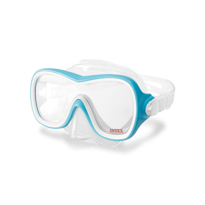 Water mask, INTEX, 8+, Plastic, Various Colors, Swimming mask, For Kids
