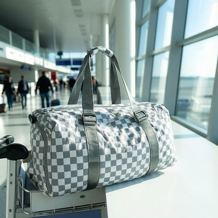 Satchel, DREAM TRAVEL, 46x28x22cm, Textile, Pink, With print, Travel bag