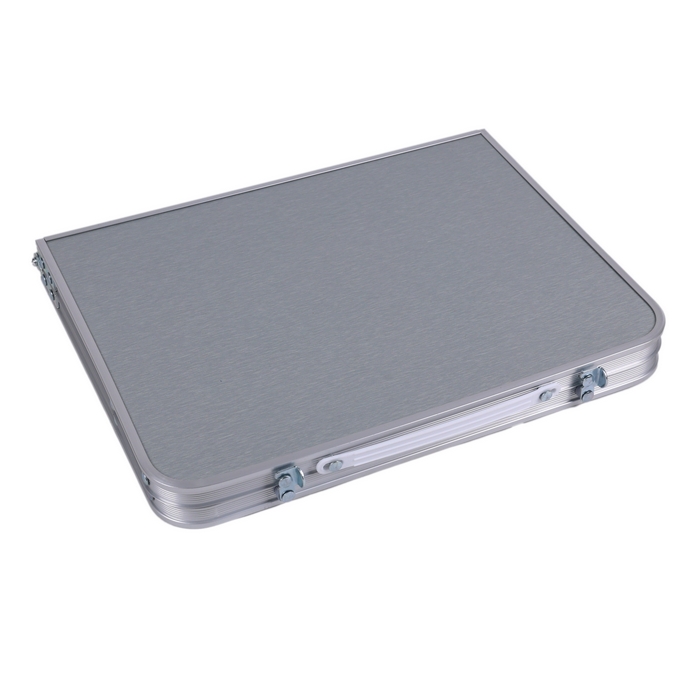 Masa pentru camping, GS TABLEWARE, 40x60 cm, Aluminiu, Diverse Culori, Pliabil