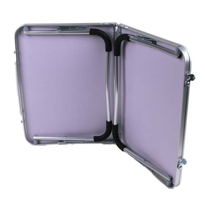 Masa pentru camping, GS TABLEWARE, 40x60 cm, Aluminiu, Diverse Culori, Pliabil