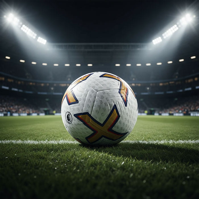 Minge fotbal, SPORTgames, Eco Piele, Multicolor, Minge de fotbal