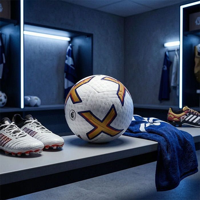 Minge fotbal, SPORTgames, Eco Piele, Multicolor, Minge de fotbal