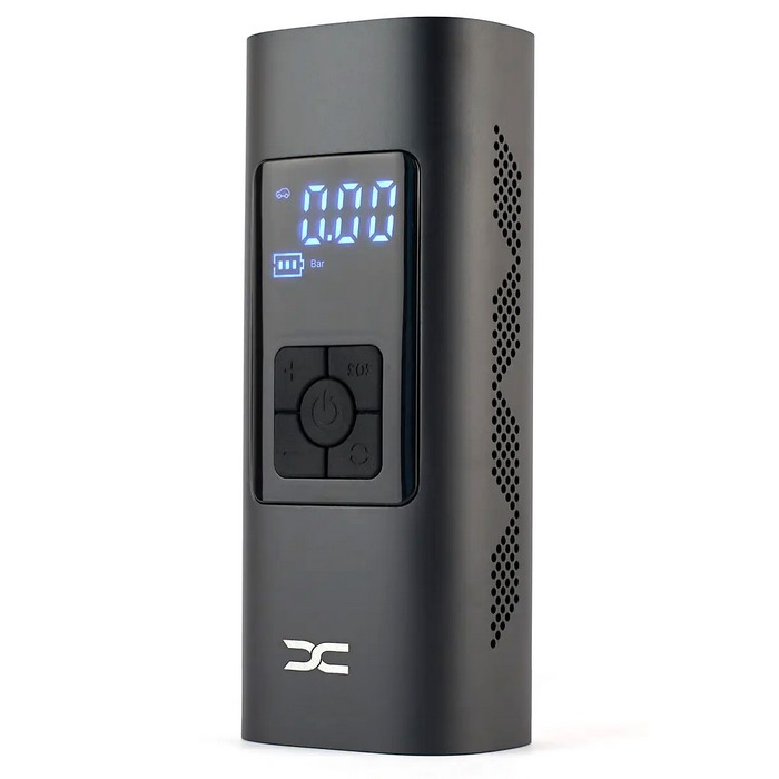 Pompa de aer auto, JB, 2000 mAh, 60 W, Baterie externă, Plastic, 598 g