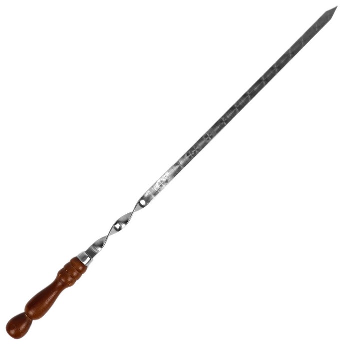 Skewer, GS, 70cm, 2.5cm, 1.5cm, Wood, Brown, Skewer
