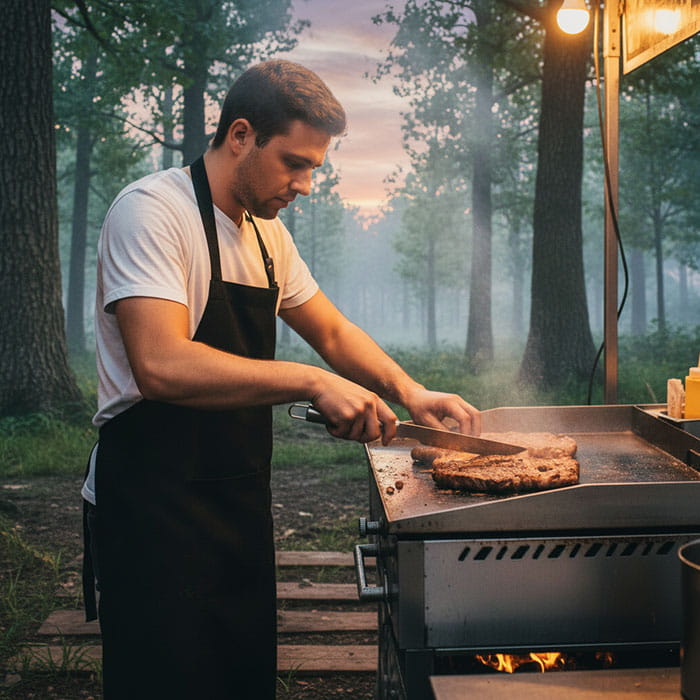 Cutit gratar, BBQ, 40cm, Otel, Cutit gratar