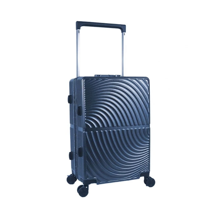Set valize de voiaj, Travel Time, Polipropilena, Albastru, 2 buc, Cu roti, Cu maner, Set valize de voiaj