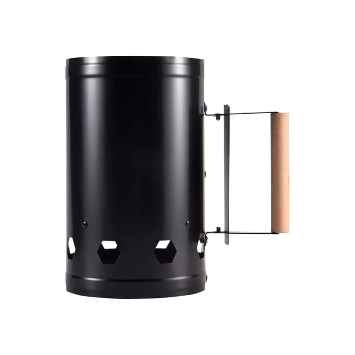 Charcoal chimney starter bbq, GS, Steel, Black, Charcoal chimney starter bbq