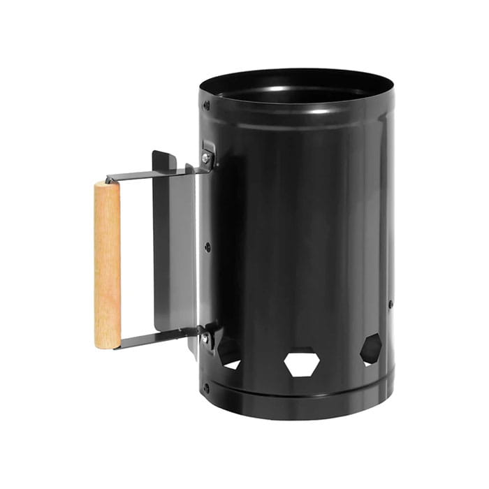 Charcoal chimney starter bbq, GS, Steel, Black, Charcoal chimney starter bbq