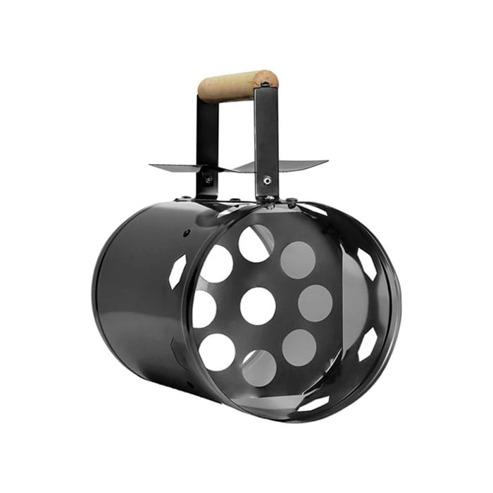 Charcoal chimney starter bbq, GS, Steel, Black, Charcoal chimney starter bbq
