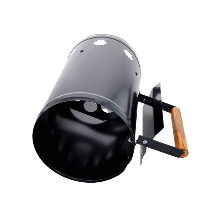 Charcoal chimney starter bbq, GS, Steel, Black, Charcoal chimney starter bbq