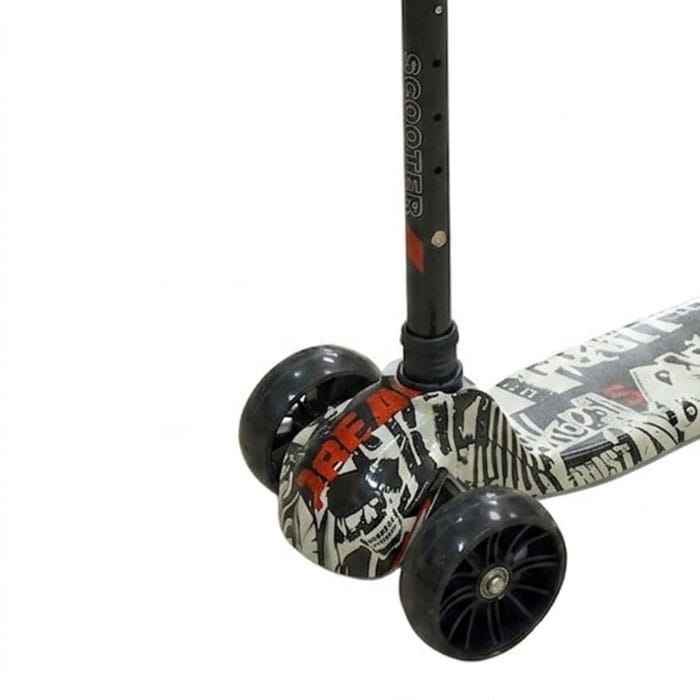 Scooter, Scooter, Metal/Plastic, 3 wheels, Various Colors
