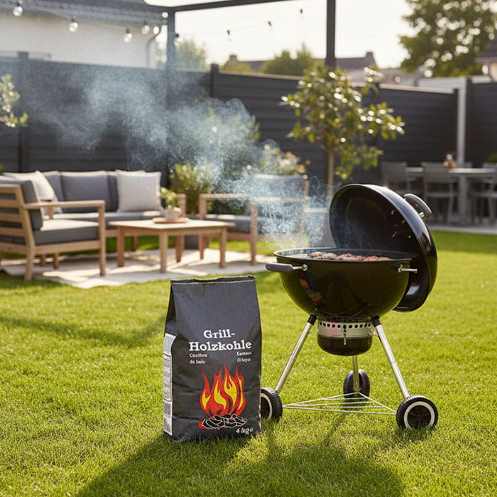 Charcoal, GRILL-HOLZKOHLE, 4 kg, Wood, Coal