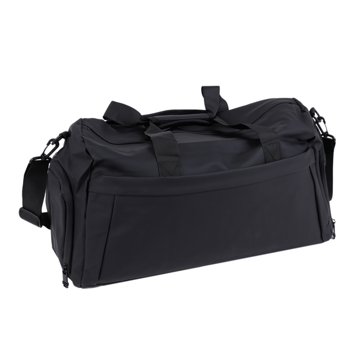 Geanta sport, GS, 50 cm, 27 cm, Eco Piele, Negru