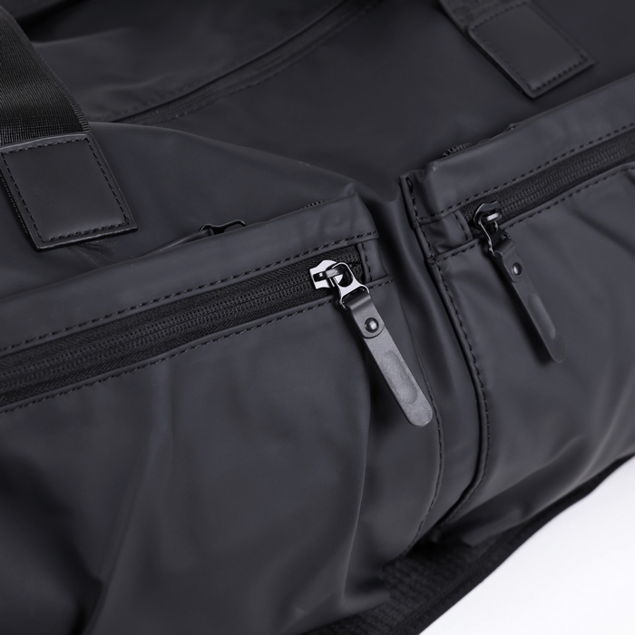 Geanta sport, GS, 50 cm, 28 cm, Eco Piele, Negru