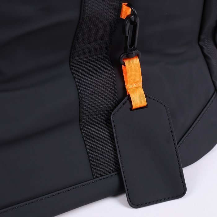 Geanta sport, GS, 48 cm, 23 cm, Eco Piele, Negru