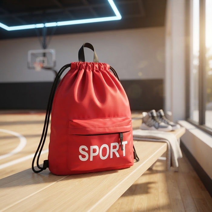Geanta sport, GS, 36x37x17 cm, Textil, Diverse Culori