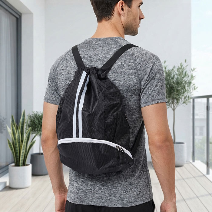 Geanta sport, GS, 34x42x15 cm, Textil, Diverse Culori, Multifunctional, Geanta sport