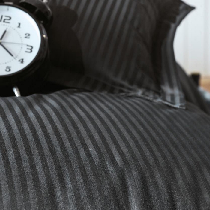 Bed linen set, IRINA HOME, Double Size, 240x260cm, 200x220cm, 50x70cm, Satin, Anthracite