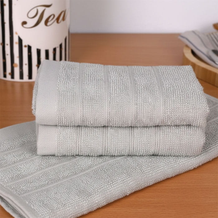 Кухонное полотенце, MELISSA, Хлопок, 30x60 см, 360gr/m2, Светло- Серый, 1 шт