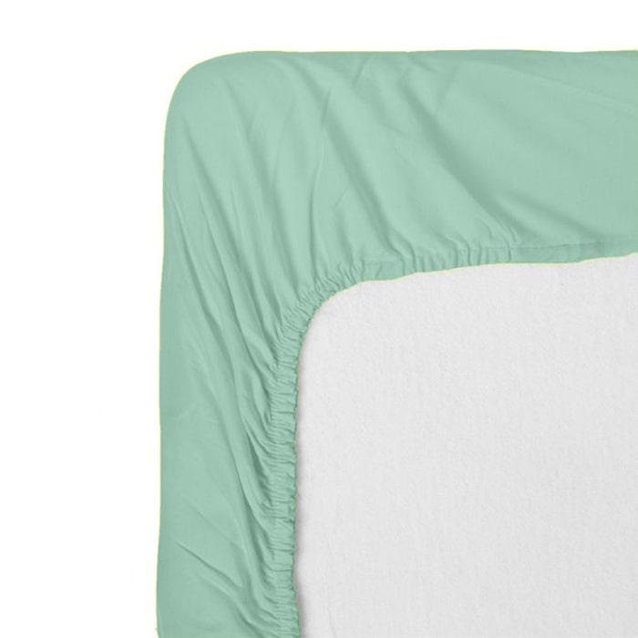 Bed sheet with elastic band, JORJ-TEX, 240x180 cm, Menthol, with elastic, Moldova